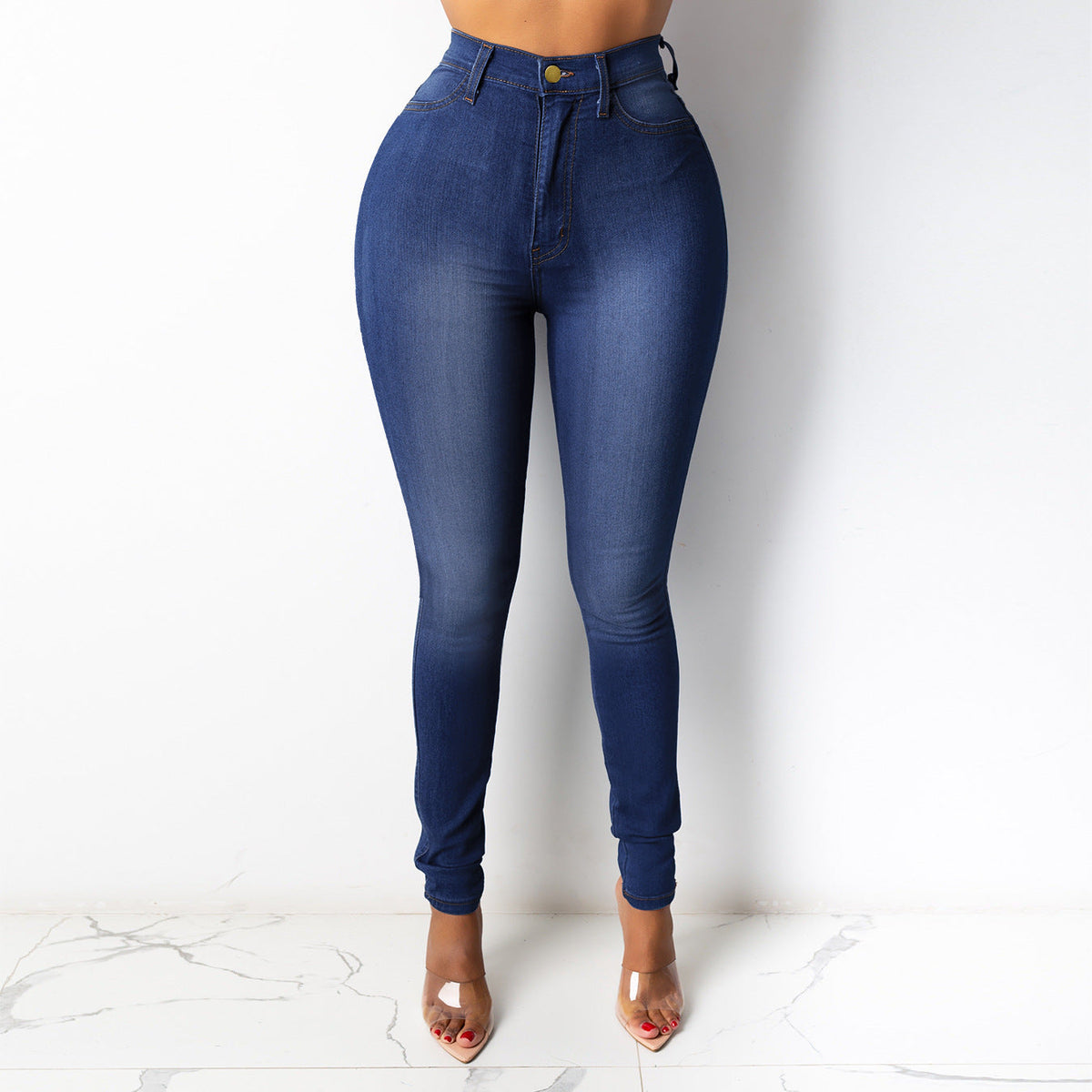 All-Day Comfort, Flattering Shape | High-Waisted Stretch Pencil Pants