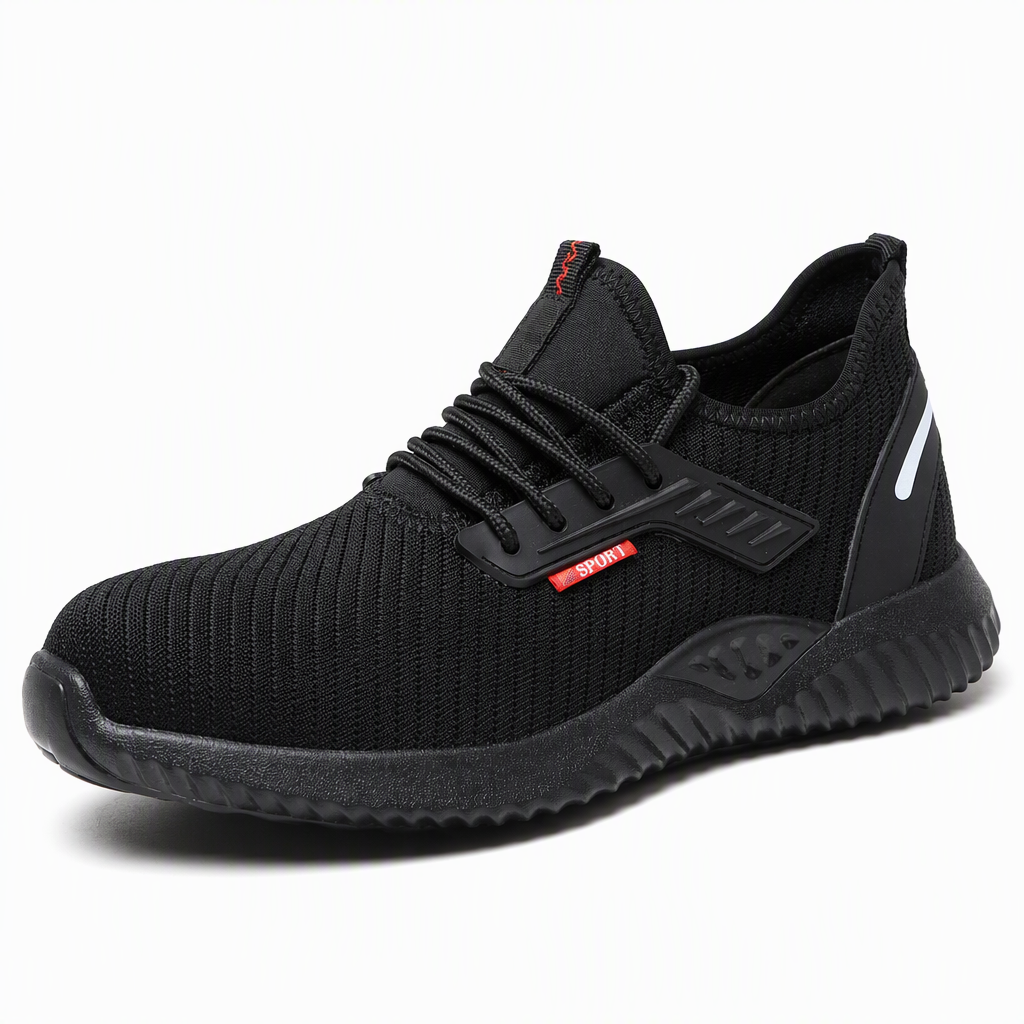 Men's Steel Toe Safety Shoes Breathable Work Boots Lightweight Puncture Resistant Protective Shoes