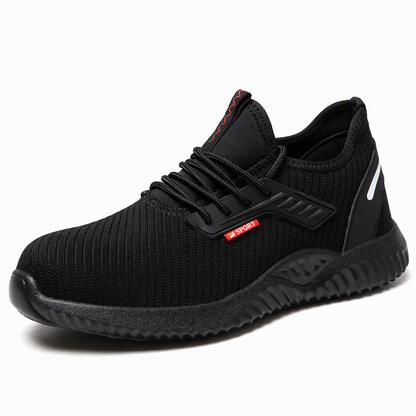 Men's Steel Toe Safety Shoes Breathable Work Boots Lightweight Puncture Resistant Protective Shoes